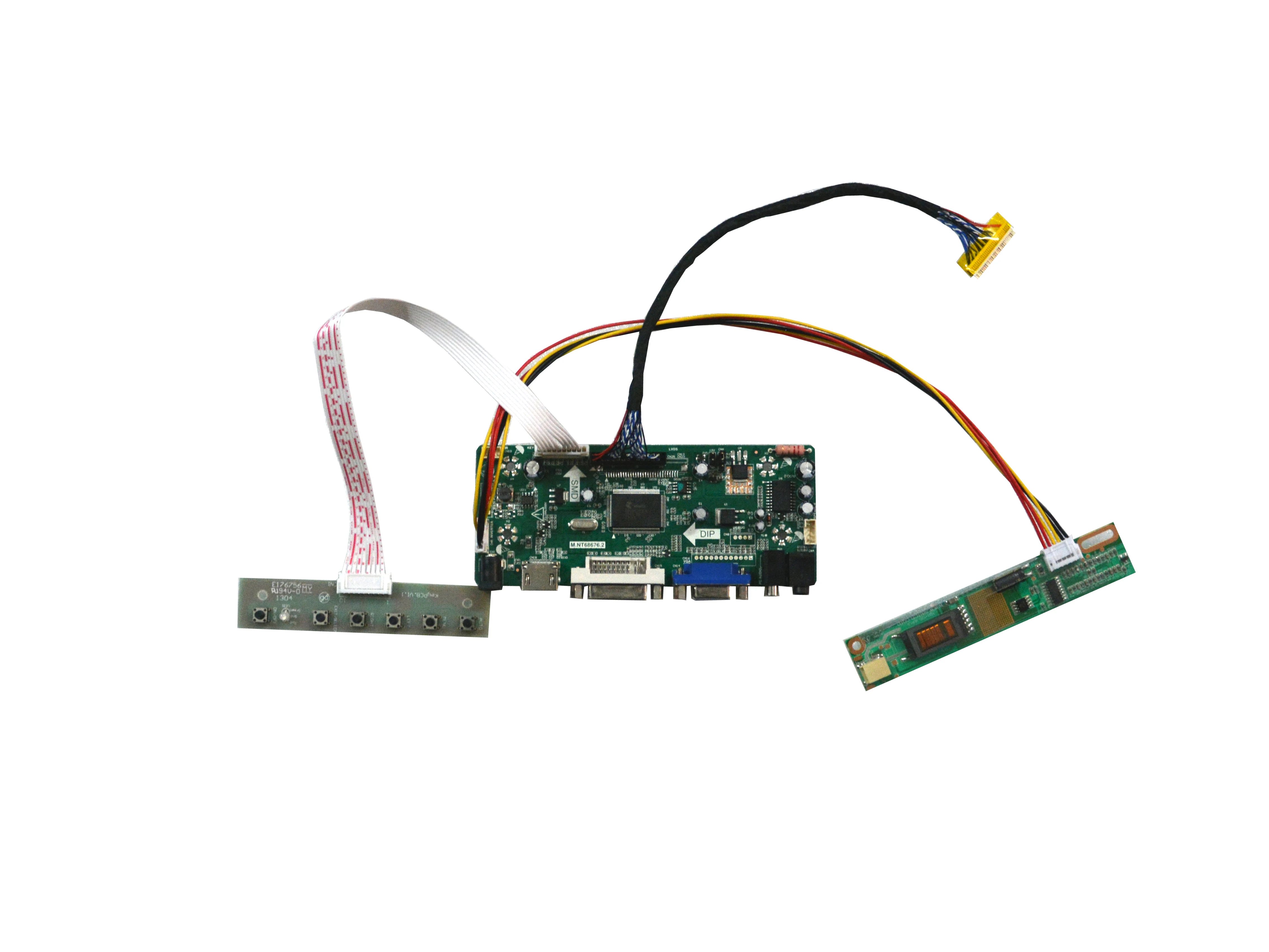 M.NT68676.2A универсальная плата ЖК контроллера аудиосигнала HDMI VGA DVI для 17 дюймов 1440x900