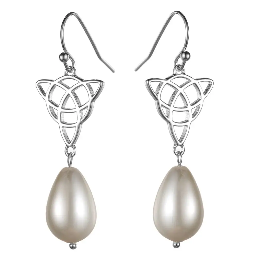 Женские серьги из серебра 925 пробы с пресноводным жемчугом | Украшения и