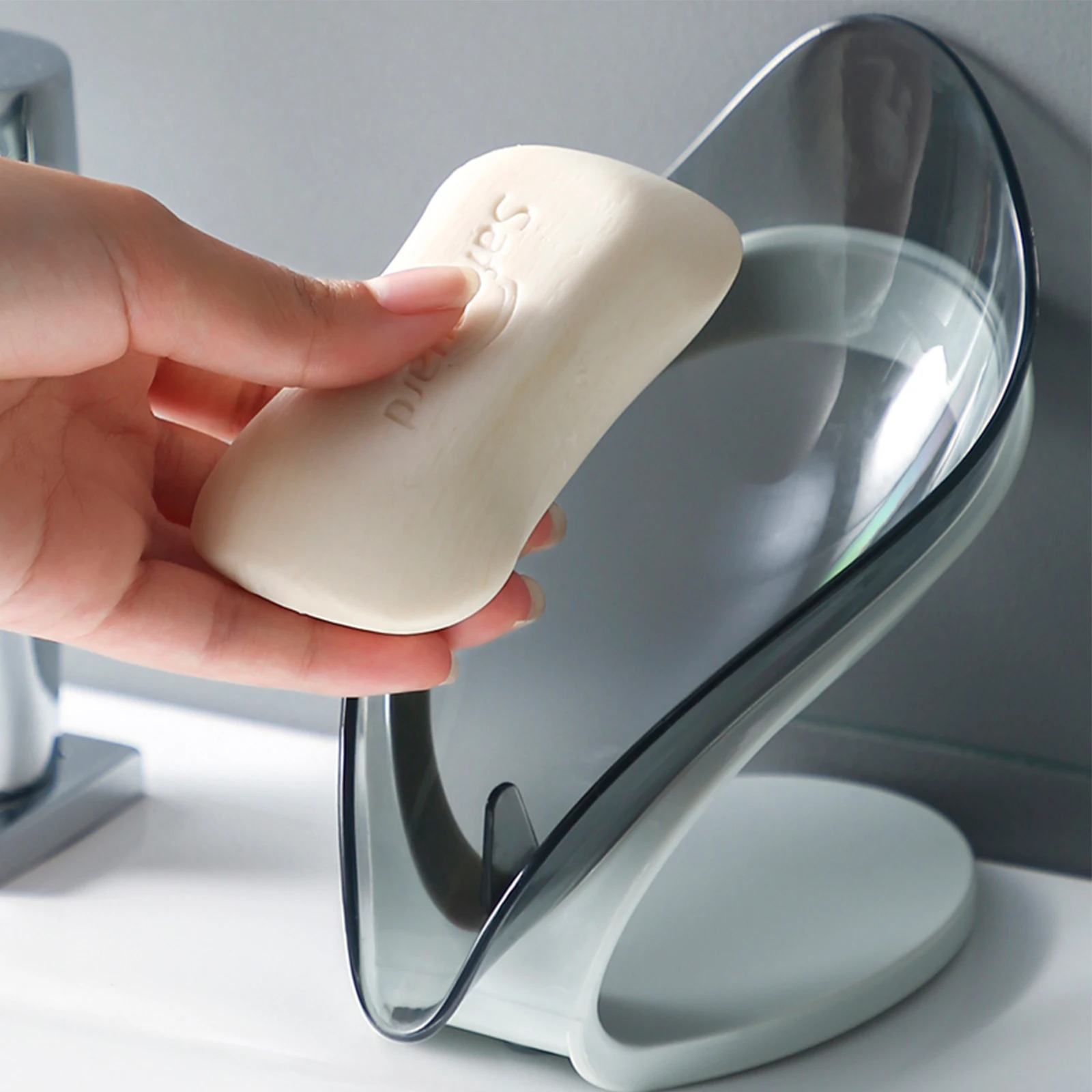 

Leaf Shape Soap Box Bathroom Soap Holder Dish Storage Plate Tray Bathroom Soap Holder Case Drain Rack Toilet Supplies Gadgets