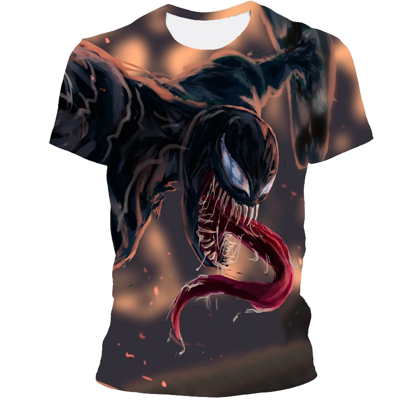 

2021 3D Toxic Men's Casual Shirts, Fashion Short Sleeve Shirts T-shirts, Summer Men's Adult Clothing Streetwear Tops