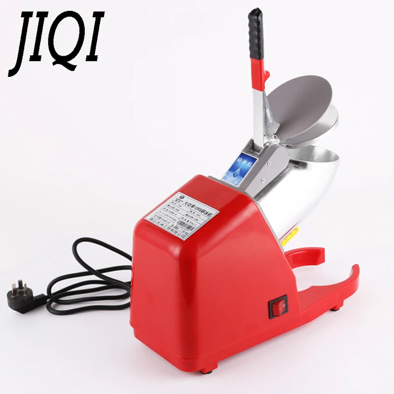 JIQI 110 В/220 В электрическая дробилка для льда, бритва для смузи, снежный конус, ледяной блок, дробилка, коммерческая машина для приготовления льда, слякоти, песка