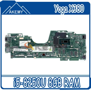 la f421p for thinkpad x380 yoga laptop motherboard cpu i5 8250u ram 8gb tested 100 working fru 02da004 02da006 5b20x01166 free global shipping
