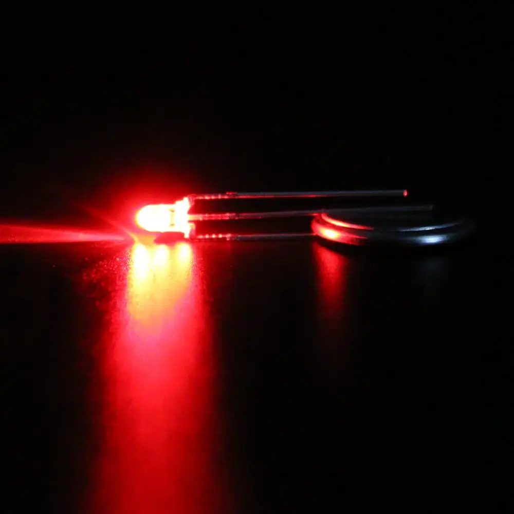 

Artudatech 1000Pcs LED 3mm Dual Bi-Color Red Blue Water Clear Bright Common Cathode Light Diode