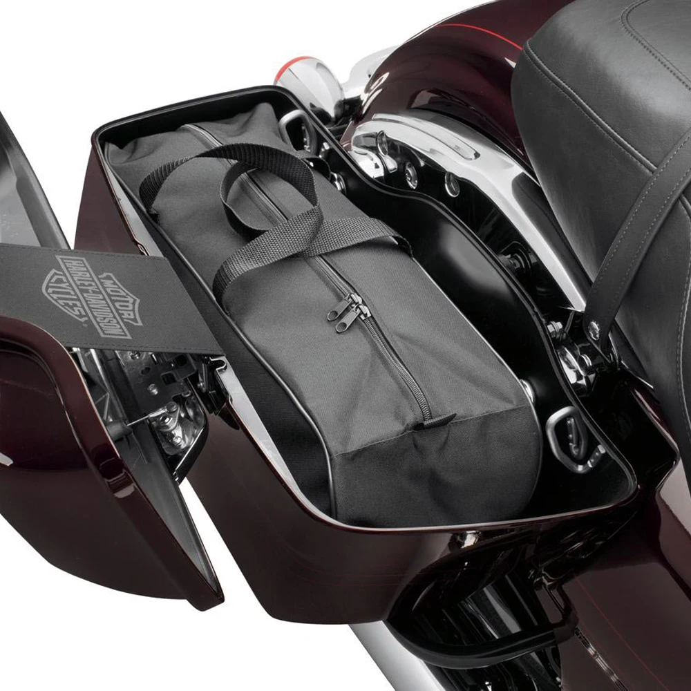 Жесткая седельная сумка для багажа туристические сумки мягкие подкладки Harley Touring - Фото №1