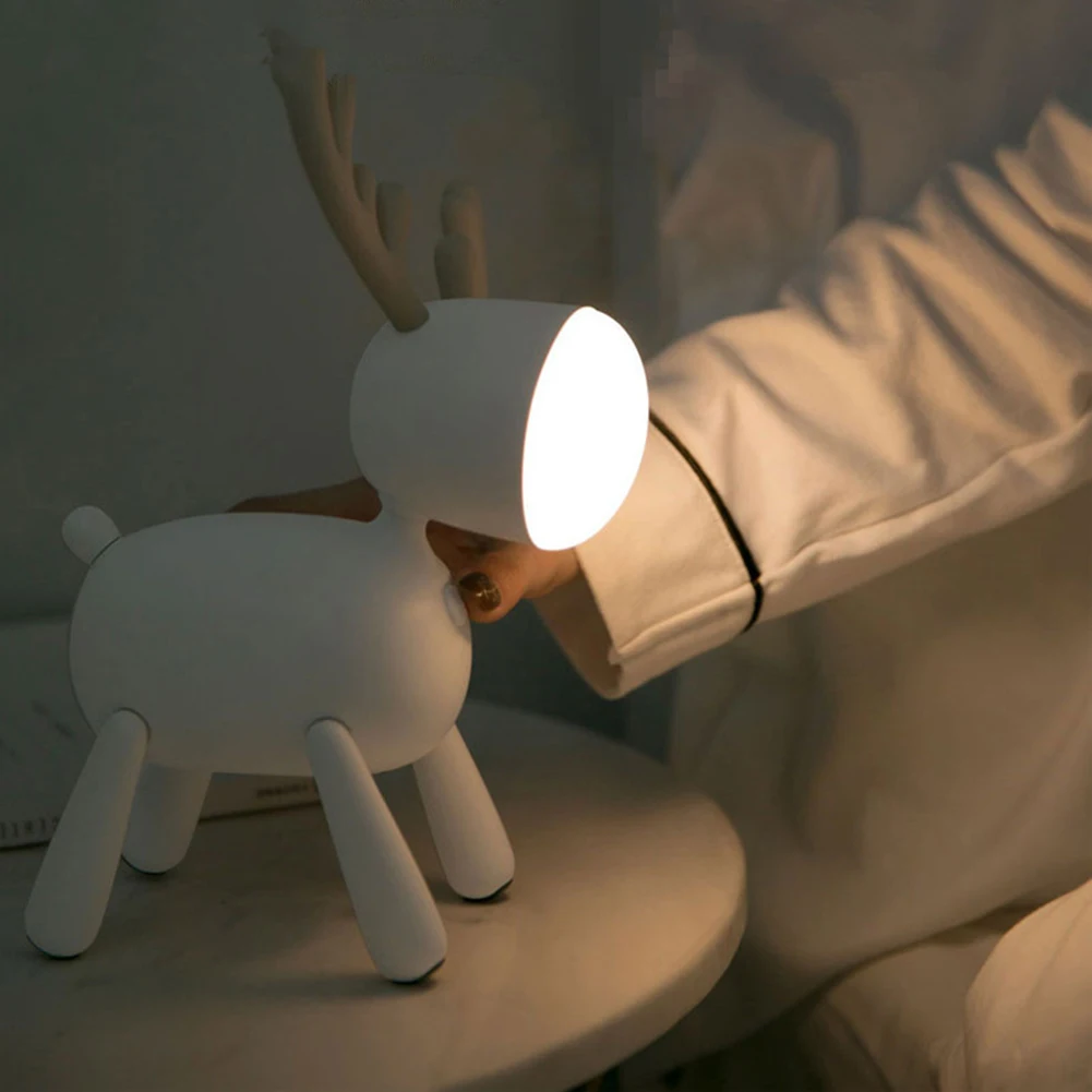 

Creative Night Light Cartoon Gift Student Bedroom with Sleeping USB Charging Led Children's Eye Protection Bedside Light