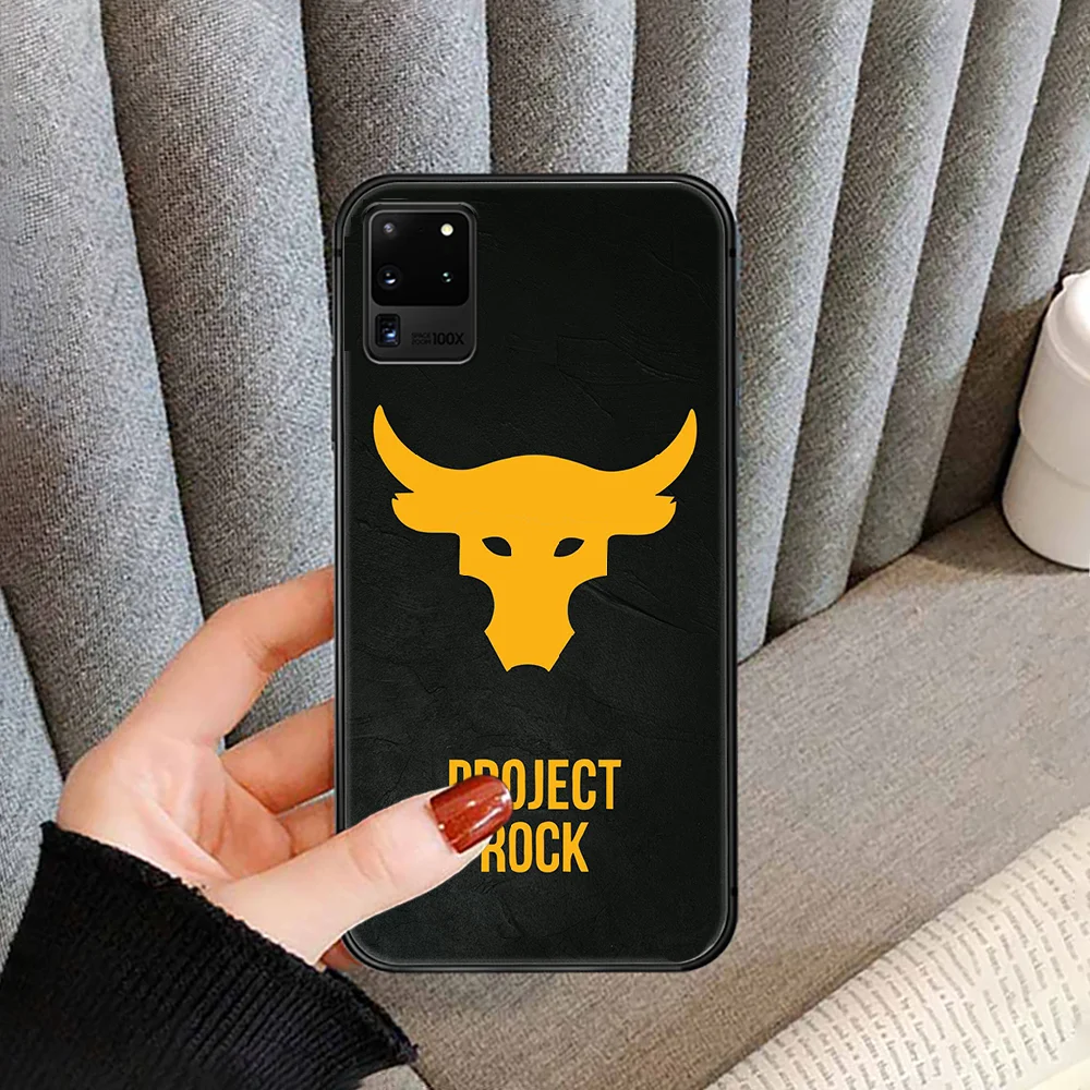 

Dwayne Johnson UA Phone Case Cover For For SamSung Galaxy S Note 7 8 9 10 20 Uitra Plus E Lite Black black Shell Tpu Etui 3D