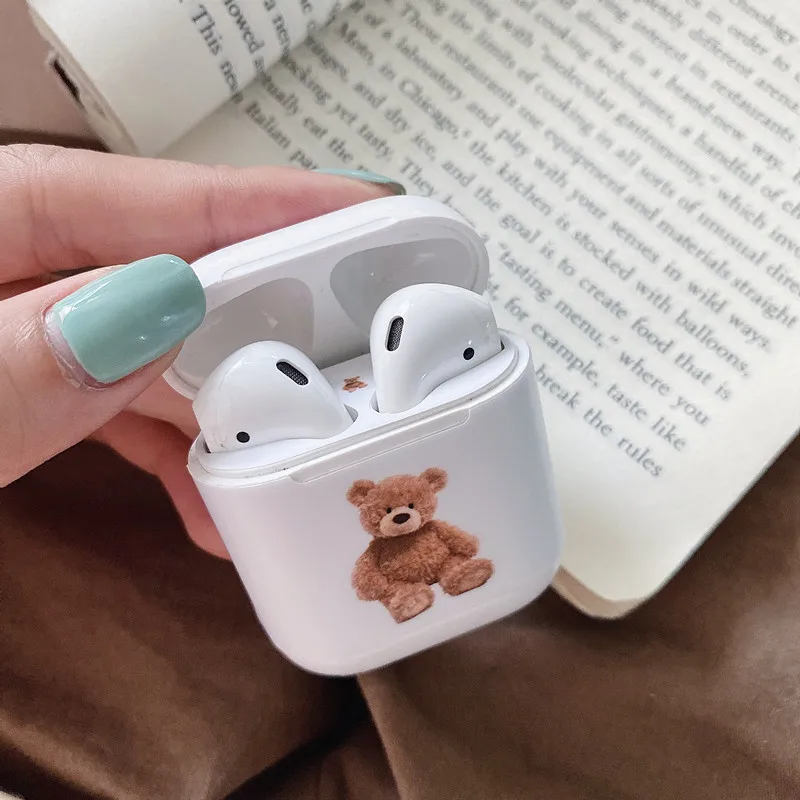 Наклейки для Apple Airpods 2 1 мультяшная Пылезащитная наклейка Air Pods Airpod Earpods защитный