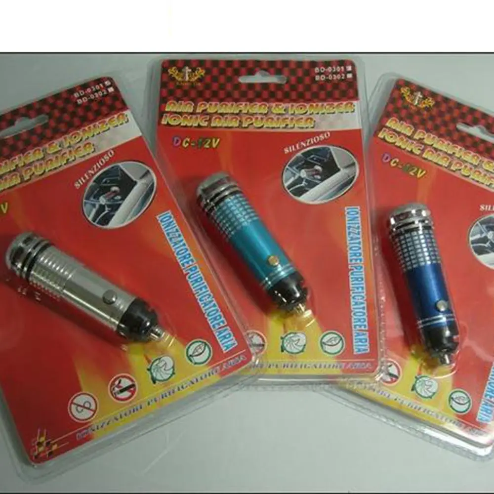 

New Mini Car Air Purifier Home Auto Car Fresh Air Ionic Purifier Oxygen Bar Ozone Ionizer Cleaner Automotive interior