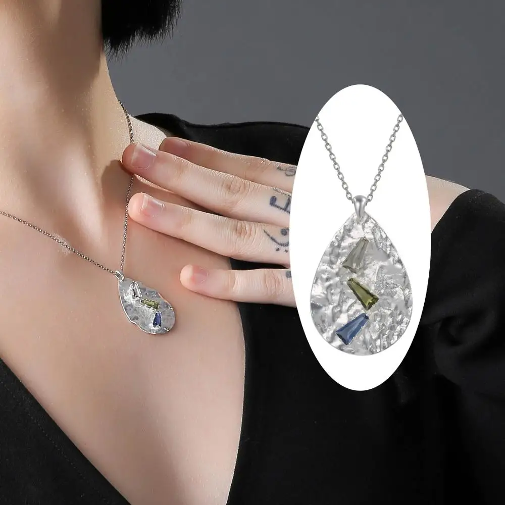 Neoglory дропшиппинг Матовый Серебряный цвет фотоэлемент воды для женщин простой