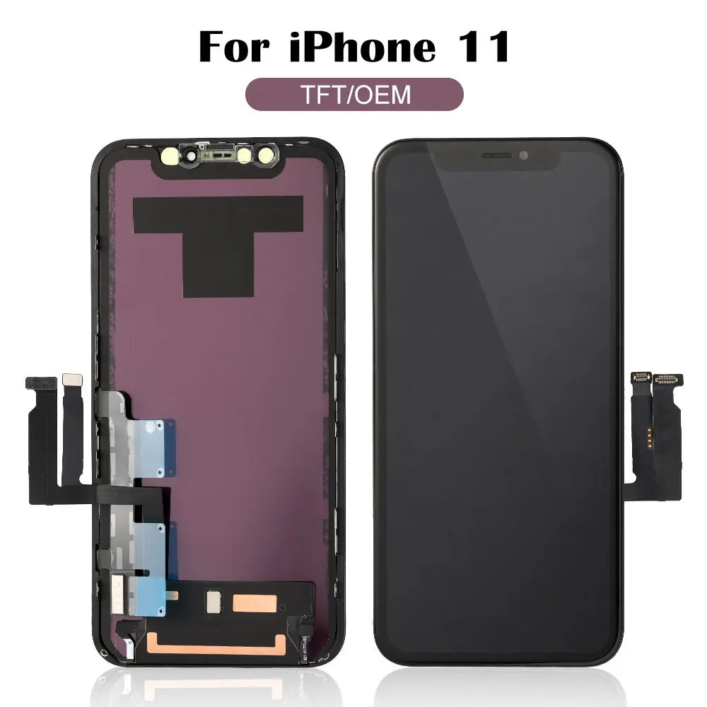 ЖК-дисплей класса AAA +++ для iPhone 11 Retina с 3D сенсорным экраном дигитайзер в сборе