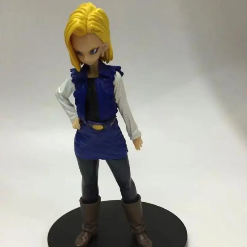 Dragon Ball Z Android 18 лазурь японского аниме фигурки экшн ПВХ Модель Коллекция игрушек