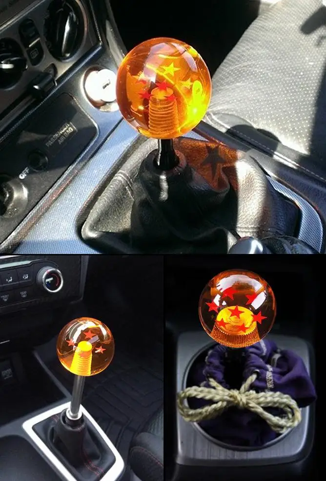 Ручка переключения передач из акрила с креативным Dragon Ball|Шаровые шарниры| |