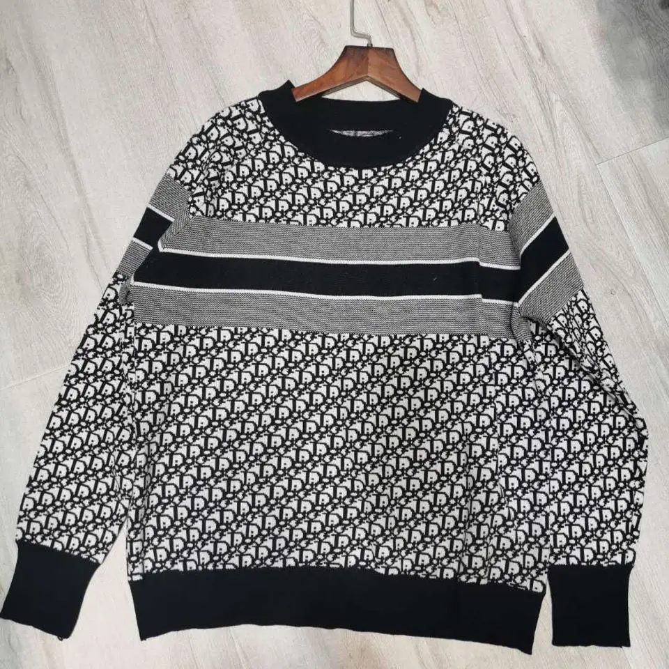 

2021 fashion sweater with men and women spring and autumn temperament all-match blouse loose sweater