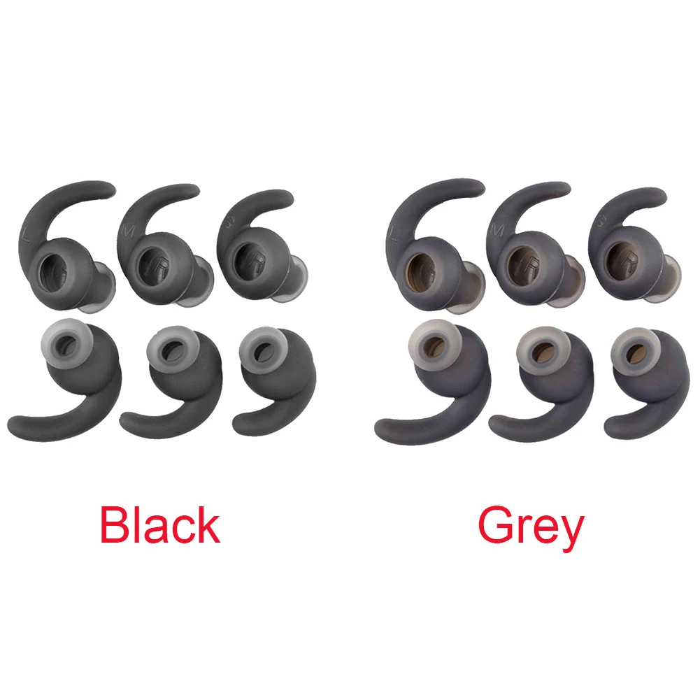 3 пары аксессуаров вкладыши съемные наконечники Противоскользящие силиконовые