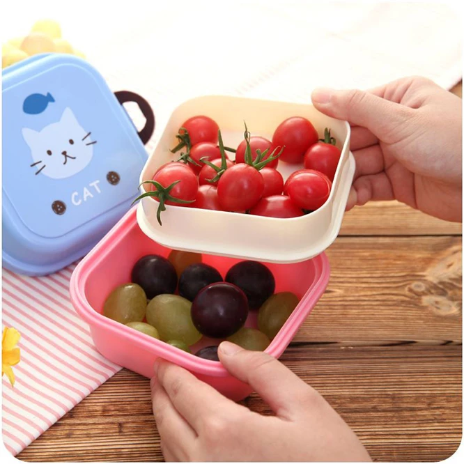 Ланчбокс для продуктов квадратная коробка обеда 10 шт. микроволновой печи