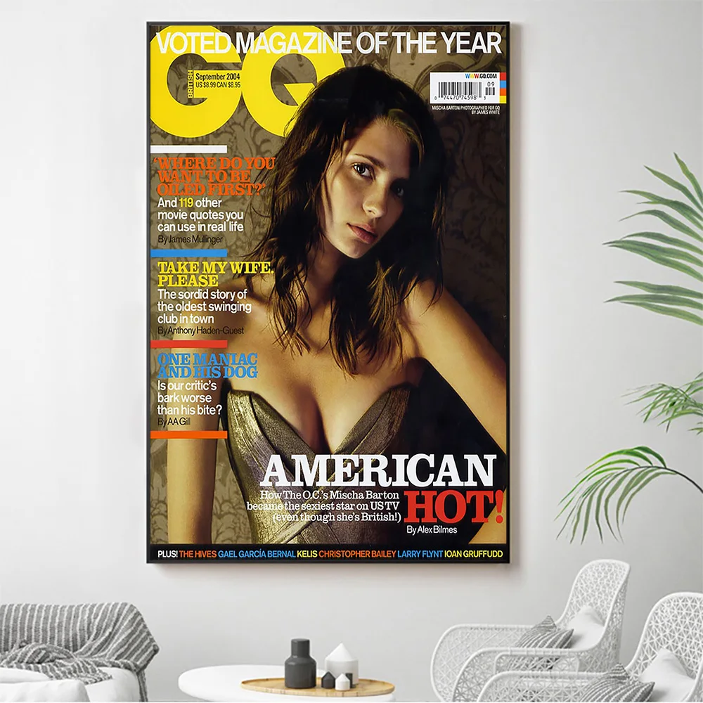 

Silk Cloth Wall Poster Mischa Barton Sexy Model Star Art Home Decoration Gift