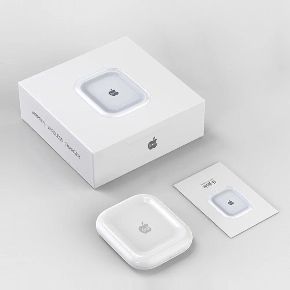 2 в 1 7,5 Вт QI Беспроводное зарядное устройство док-станция для Apple Airpods 2 AirPods Pro iPhone 8Plus X XS XR Xs 11 Pro Максимальная Зарядная база - Цвет: For AirPods 2