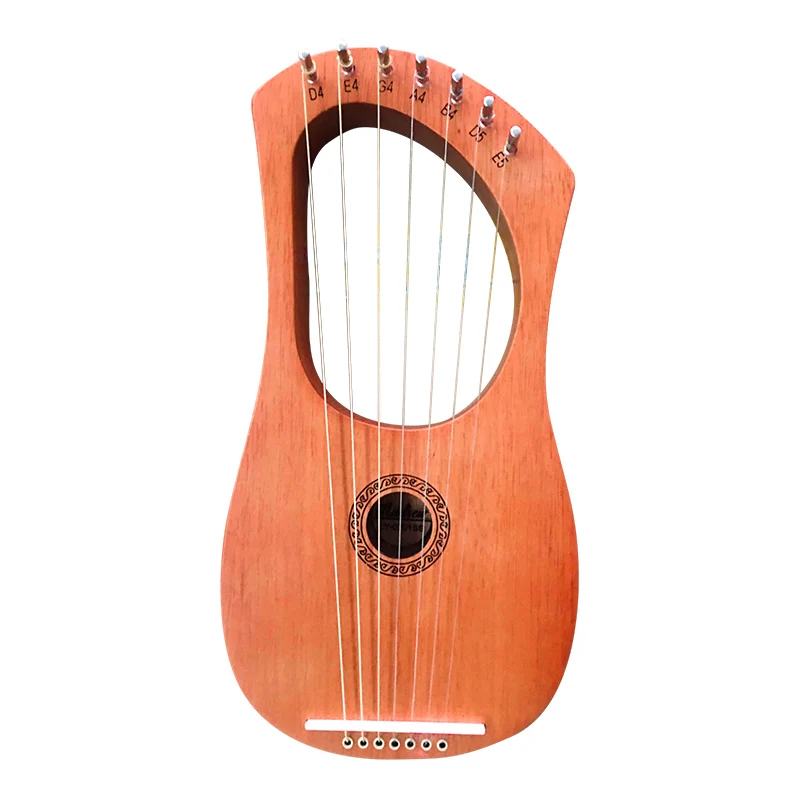 7 strings Andrew твердой древесины небольшой арфа 7/10/16 струны Малый инструмент портативный компактный арфа - Цвет: 7 strings