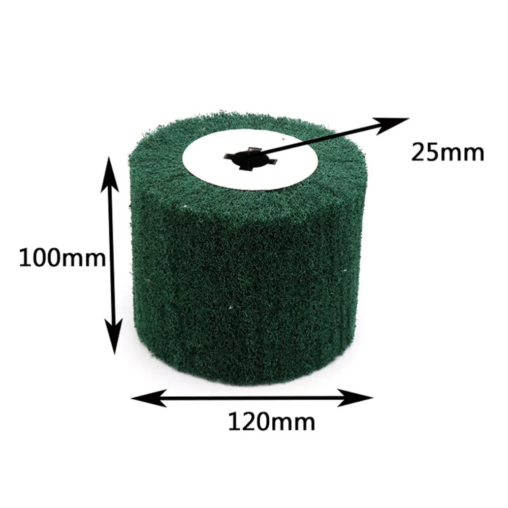 

Nylon Buffing Wheel Abrasive Polishing Wheel for Electric Rotary Tool (Green)