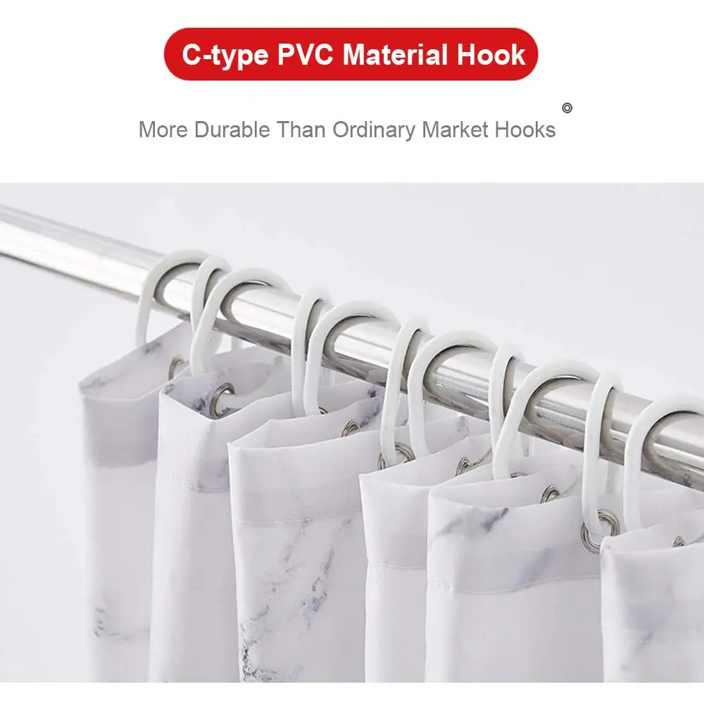 Красивая занавеска для душа с лицом девушки длинные синие волосы художественная