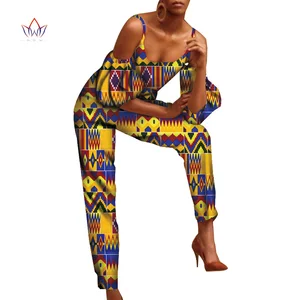 Женский комбинезон на бретелях, с высокой талией и коротким рукавом, WY7465