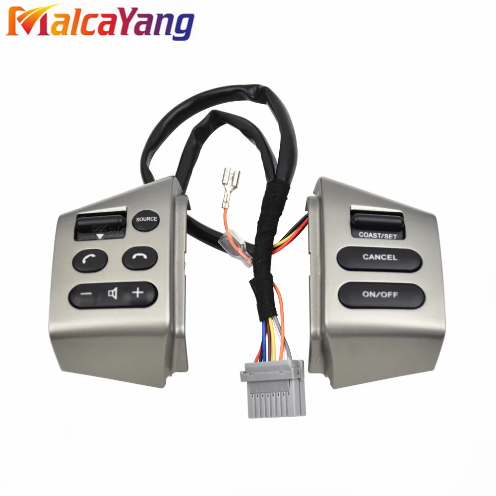 Кнопка управления круиз контролем на руль автомобиля серебристый переключатель