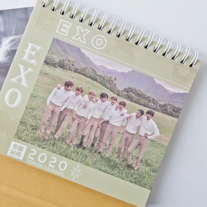 

EXO ITZY STARKIDS TWICE X1 Desktop Stereo 2020 Calendar Poster Persona Concept Glossy 2020 Calendar Poster Desktop Decoration