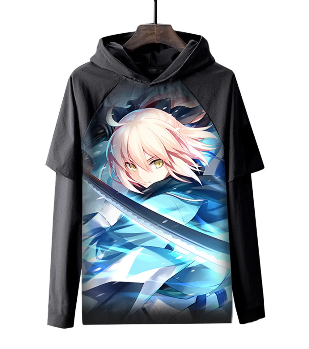 Fate/Grand Order Saber Alter Joan of Arc костюм из двух предметов толстовка с капюшоном весенне
