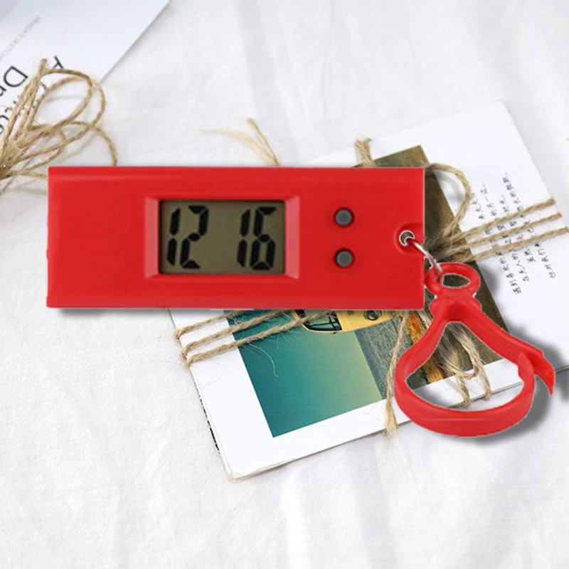 

Портативный телефон, 1 шт., электронные часы, спортивный таймер с крючком, цифровые электронные часы для бега на открытом воздухе, маленькие ...