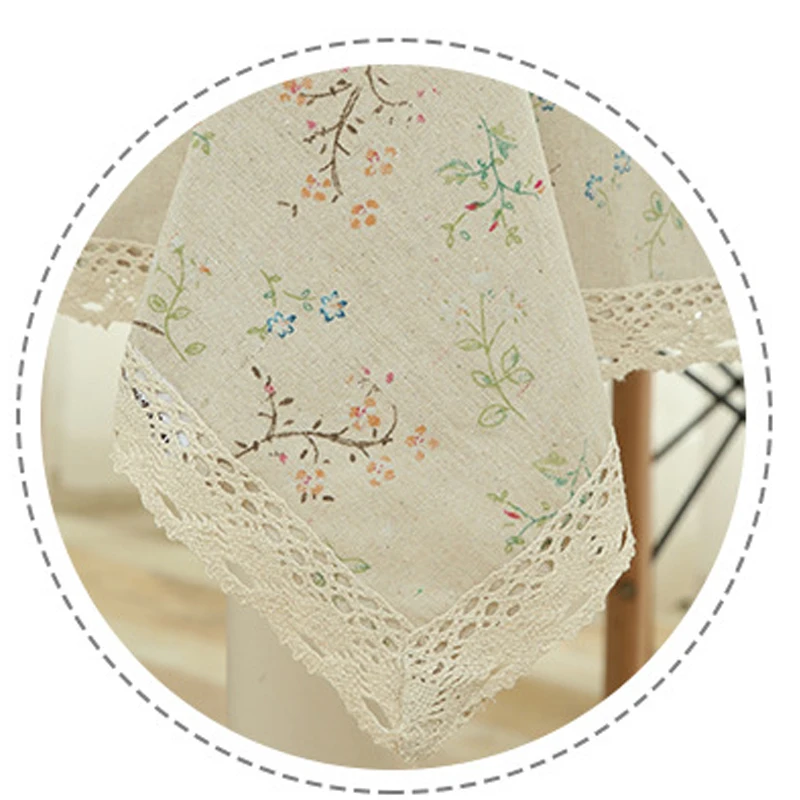 Простые скатерти из хлопка и льна в скандинавском стиле маленький