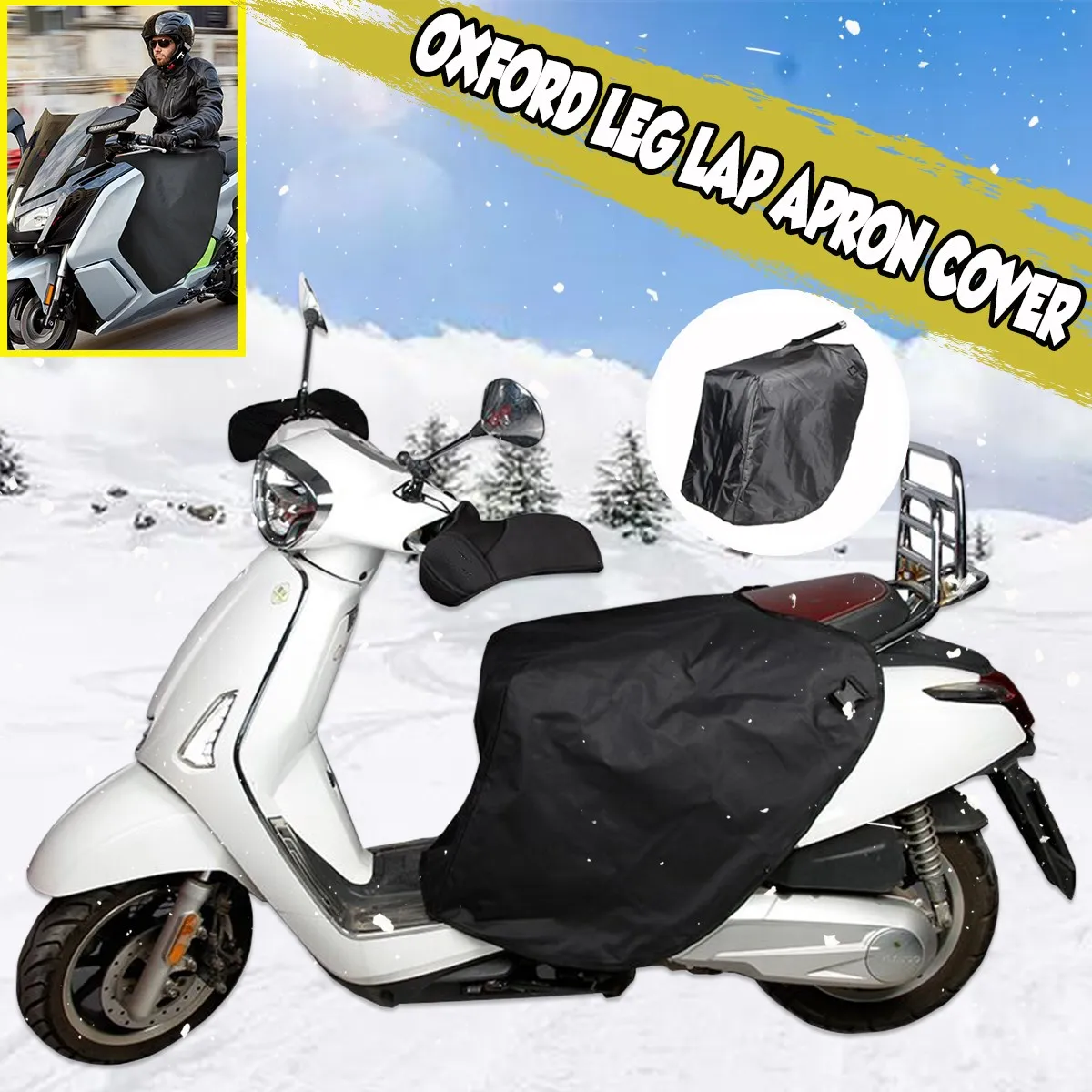 

600D Oxford Cloth Scooter Leg Cover Waterproof Windproof leg shield Cold-proof Leg Protector Motorcycle Windshield Winter Cover