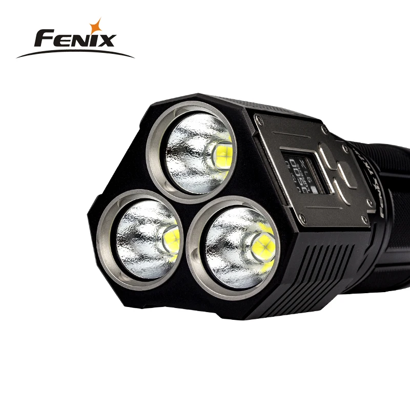 Fenix TK72R 9000 люмен 3x CREE XHP70 светодиодный цифровой O дисплей перезаряжаемый прожектор