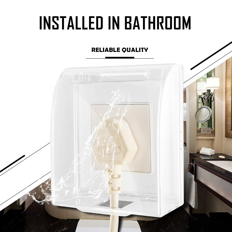 NOVSKI Новое поступление универсальная Водонепроницаемая 86 розетка настенного