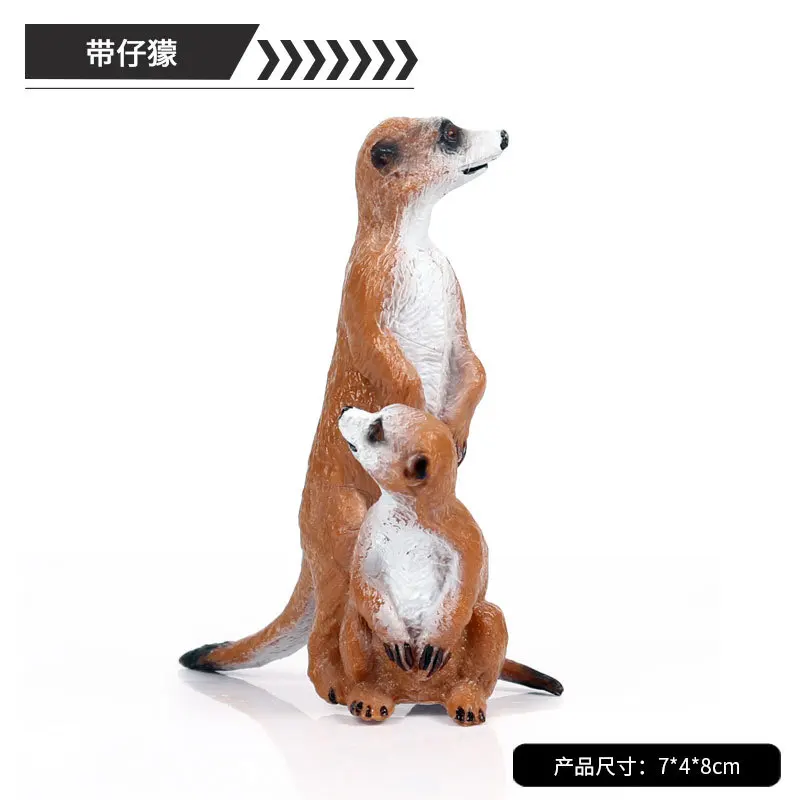 Meerkat Животные модель фигурку моделирование диких экшн-фигурки животных