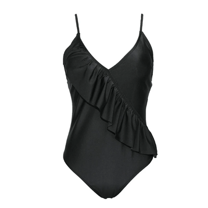 Глубокий v-образный вырез сексуальный цельный купальный костюм фиолетовый