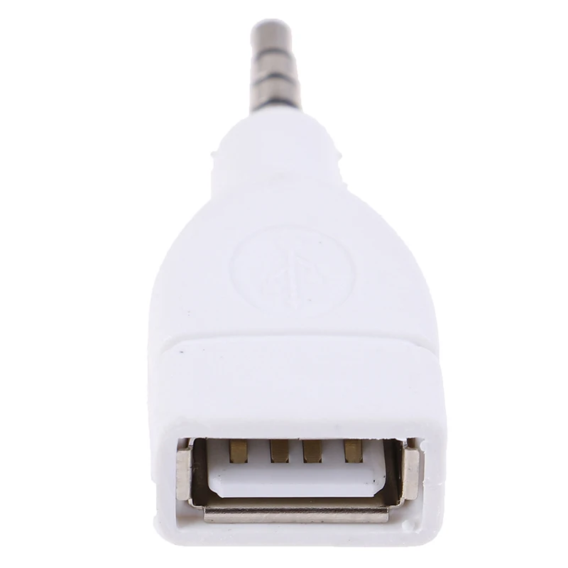1 шт. адаптер Преобразователь USB 2 0 мама к 3 5 мм папа AUX аудио разъем для автомобиля