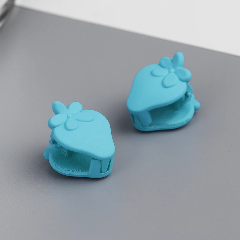 20 шт. разноцветные заколки-пряжки маленькие зажимы для волос Клубничные шпильки