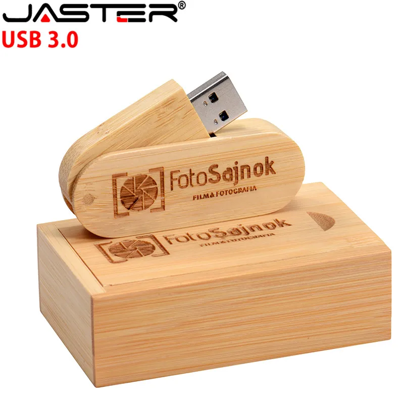 

USB-флеш-накопитель JASTER в деревянной коробке с логотипом, 4 ГБ, 8 ГБ, 16 ГБ, 32 ГБ