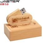 USB-флеш-накопитель JASTER в деревянной коробке с логотипом, 4 ГБ, 8 ГБ, 16 ГБ, 32 ГБ