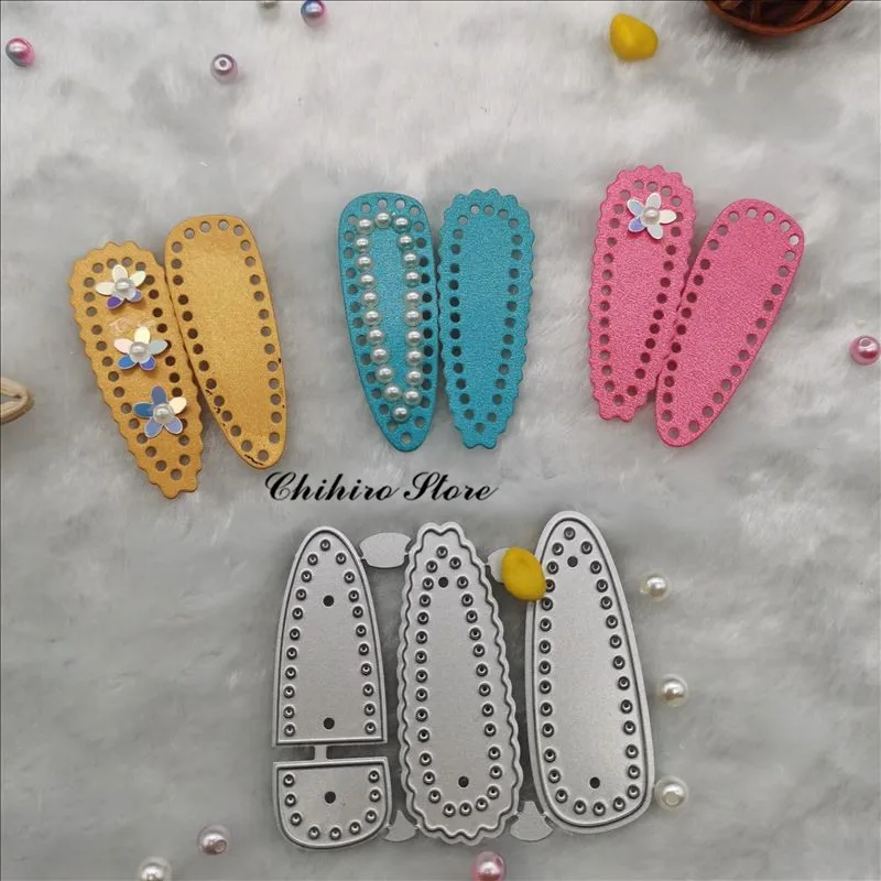 Заколка для волос штампы и Скрапбукинг изготовления бумаги кроше тиснение рамка