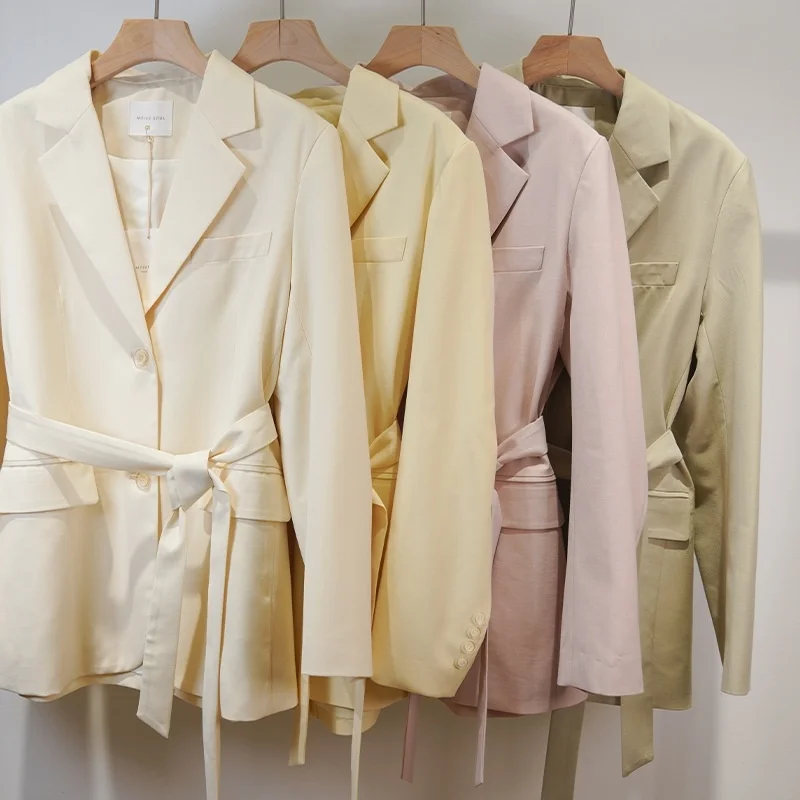 

women's 2021 spring Korean casual suit