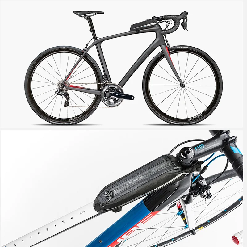 

0.4L Bicycle Upper Tube Bag Bike Front Beam Bag Organizer Bag Riding Cycling Storage Bags