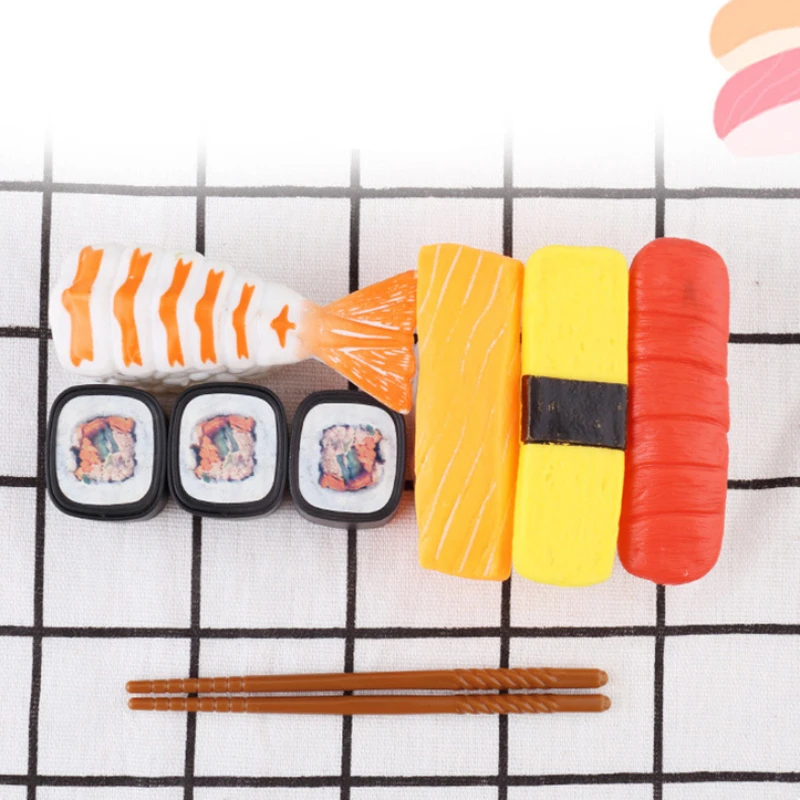 Суши поезд поворотный игрушечные суши трек Беговая железная дорога для поезда