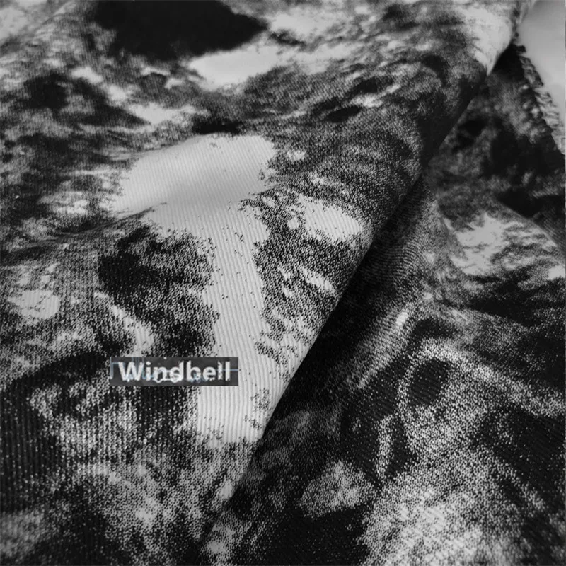 Черно-белая джинсовая односторонняя куртка ручной работы 50 см * 150 см/шт. | Дом и