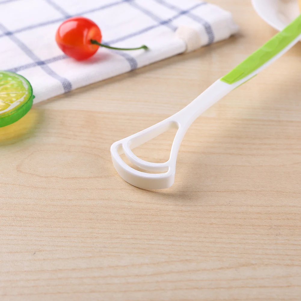

1PC Tongue Brush Tongue Scraper Cleaner Dental Oral Care Tongue Brush Tongue Cleaning Tools Mini Portable Keep Fresh Breath Tool