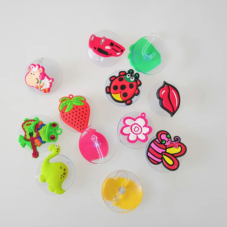 Избегайте ударов душевая посуда крючок ПВХ гибкий клей мультфильм животное для