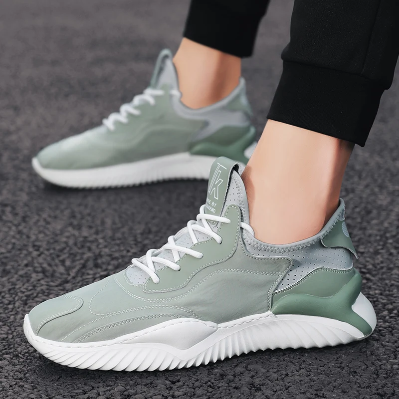 

2020 Мужская обувь; Кроссовки; Парусиновая обувь; Модная дышащая повседневная обувь на шнуровке; Мужская Брендовая обувь для отдыха на плоско...