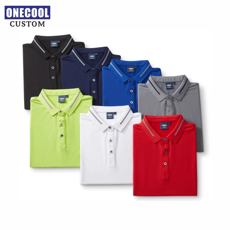 Модная стильная рубашка-поло на заказ с логотипом 7 цветов повседневная одежда