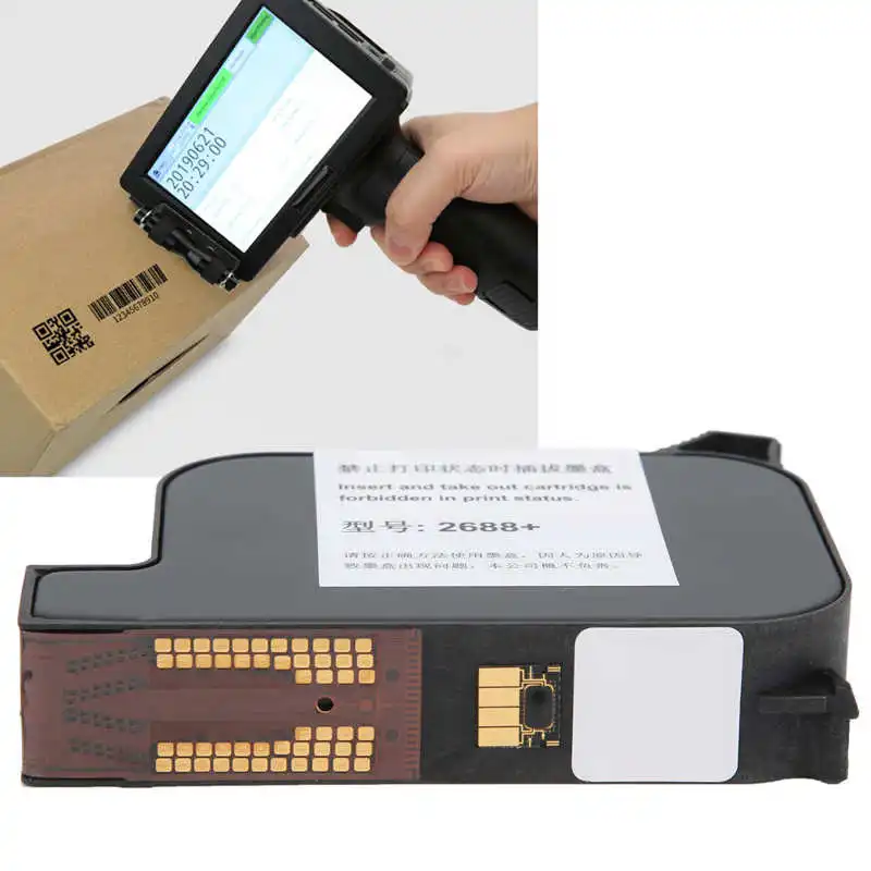 

2688+ Double nozzle ink cartridge Printer Ink Cartridge 42ml Hand-Held Quick-Drying Black Inkjet Consumables 9 x 2 x 7cm