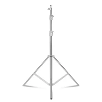 1 pc stainless steel metal light stand reflexed light stand with 14 inch to 38 inch universal adapter for studio softbox monol